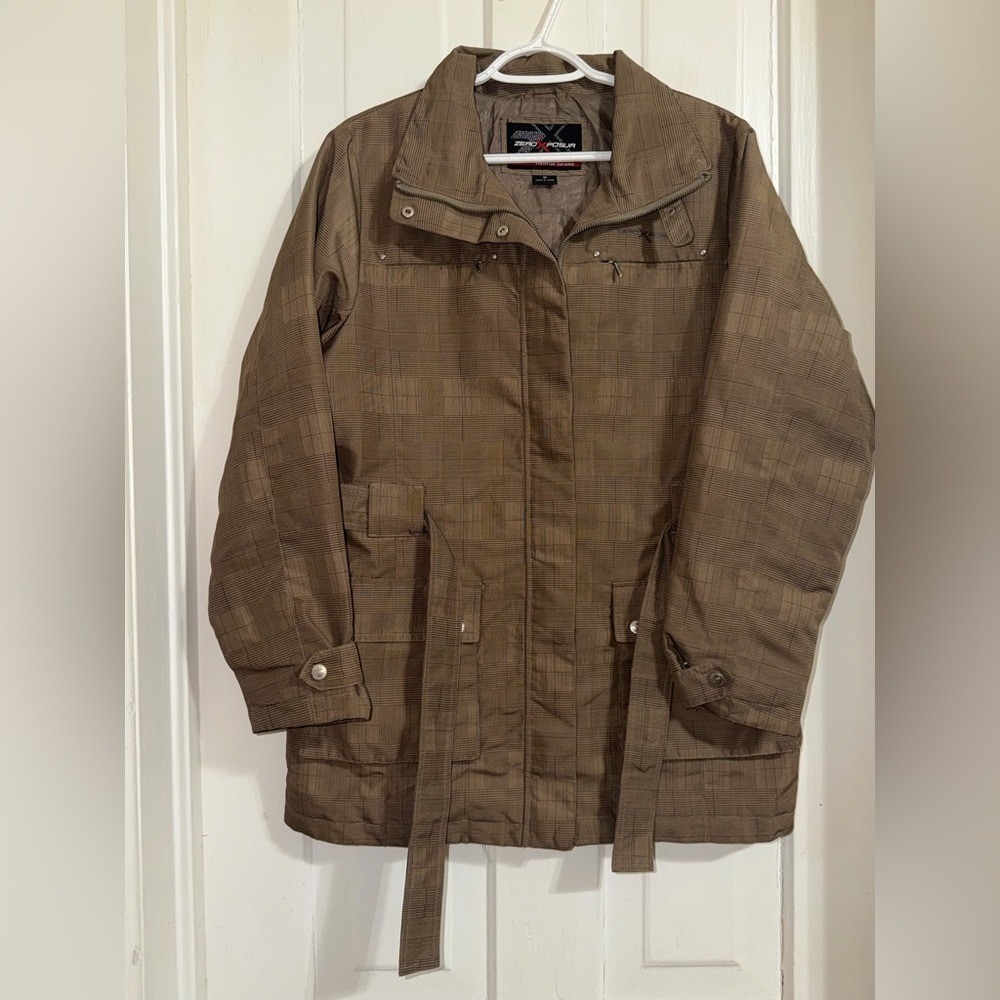 Women's size medium ZeroXposur Women's coat Jacket tie waist winter coat